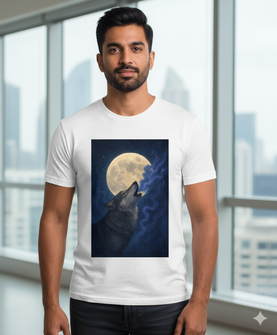 Spirit of the Night (Round Neck T-Shirt )