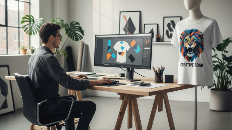 gemini-2.5-flash-image-preview_A_realistic_high-resolution_photo_of_a_modern_design_studio._A_young_professional_is_sitting_at_a_de-0